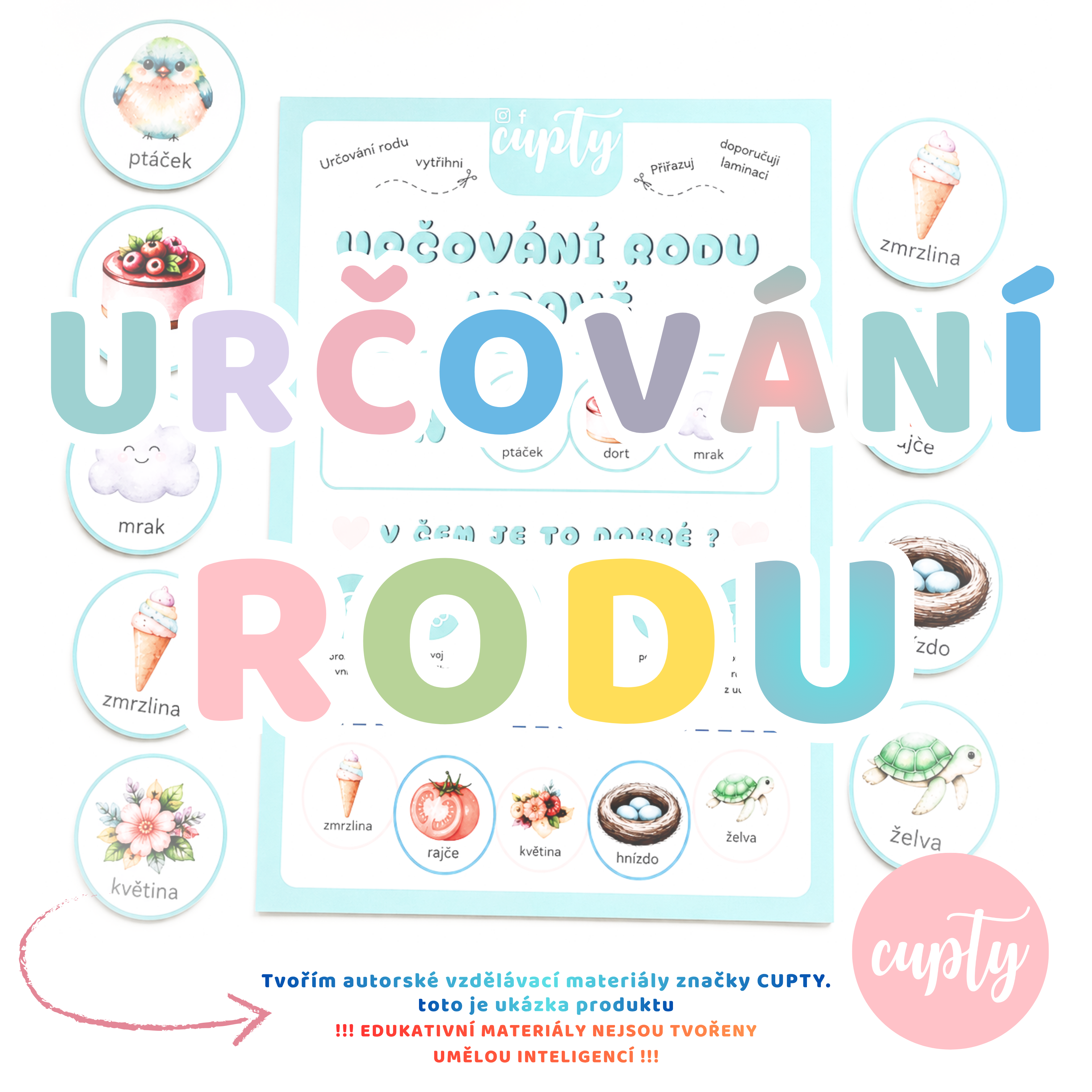 Určování rodu hravě